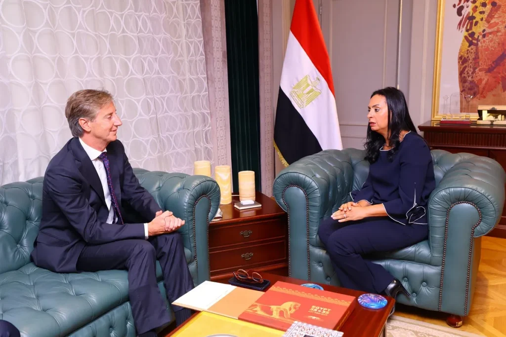 وزيرة التضامن تستقبل الممثل المقيم لبرنامج الأمم المتحدة الإنمائي بمصر