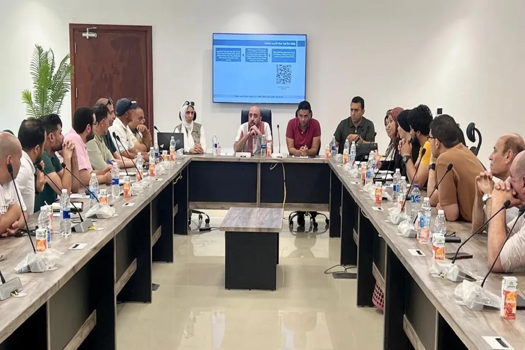 رئيس جهاز مدينة المنصورة الجديدة يلتقي سكان المدينة