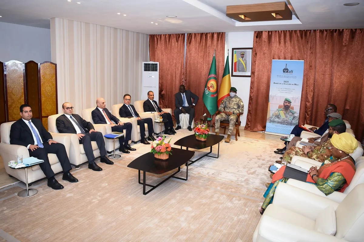 استقبال الرئيس المالي آسيمي جويتا لوزير الخارجية المصري