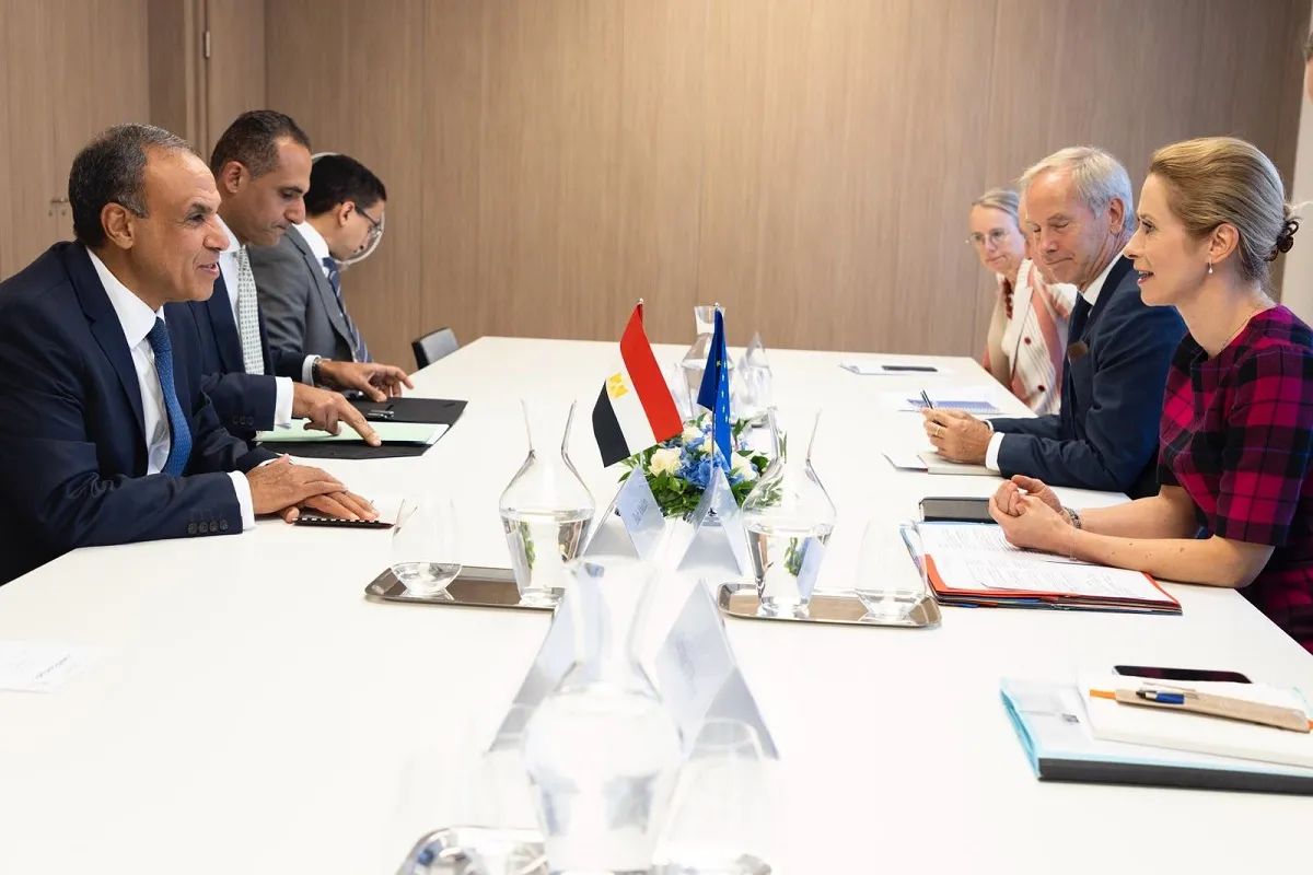 وزير الخارجية يلتقي السيدة كايا كالاس والوفد المرافق