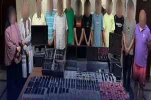 ضبط التشكيل والمضبوطات المحرزة