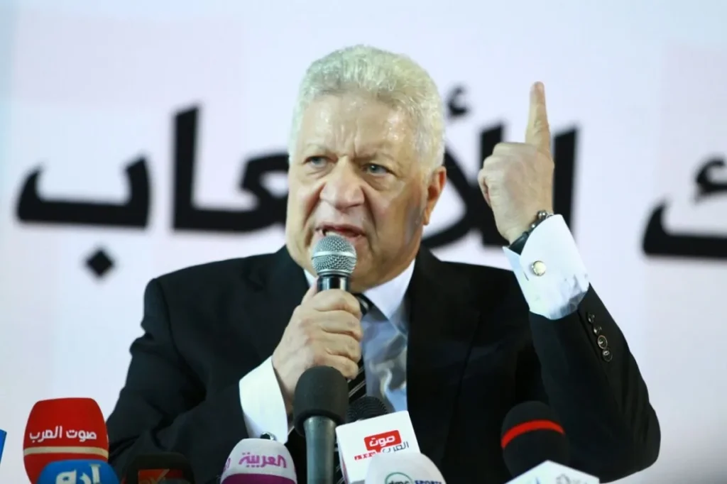 مرتضى منصور رئيس نادي الزمالك السابق - أرشيفية