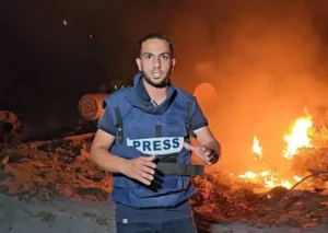 الشهيد أنس الشريف مراسل قناة الجزيرة بغزة