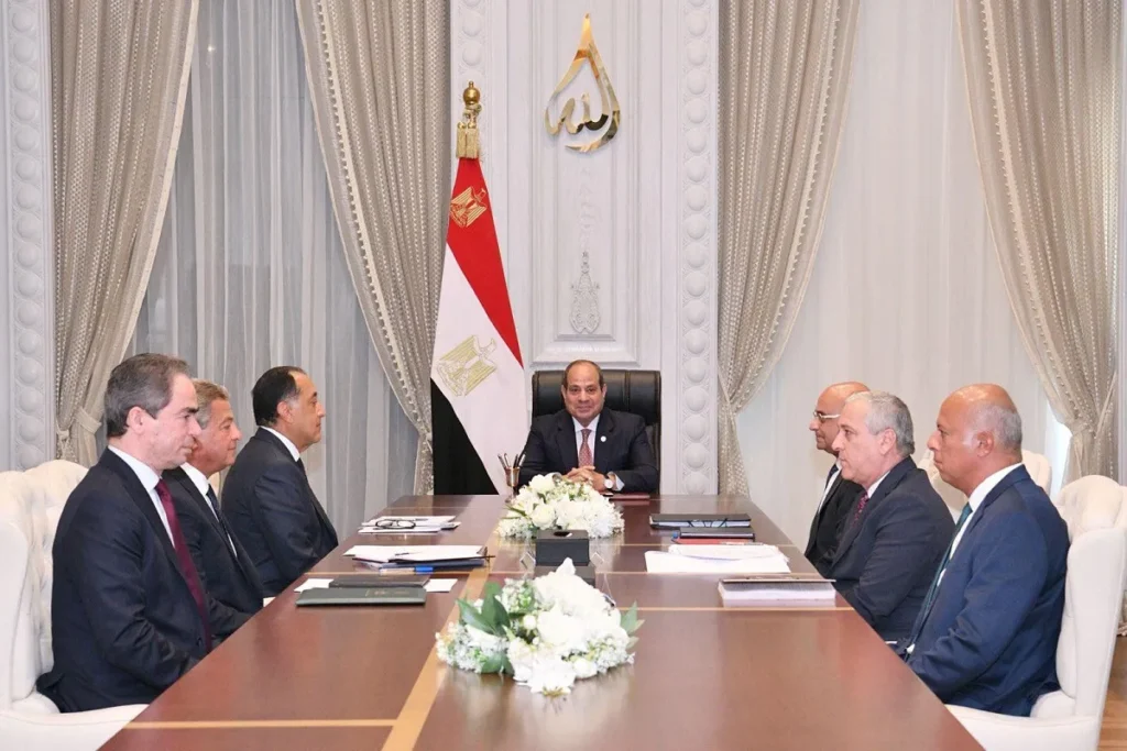 اجتماع الرئيس المصري اليوم