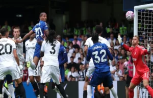 هدف جواو بيدرو لاعب تشيلسي في مرمى فولهام ( صورة من رويتررز)