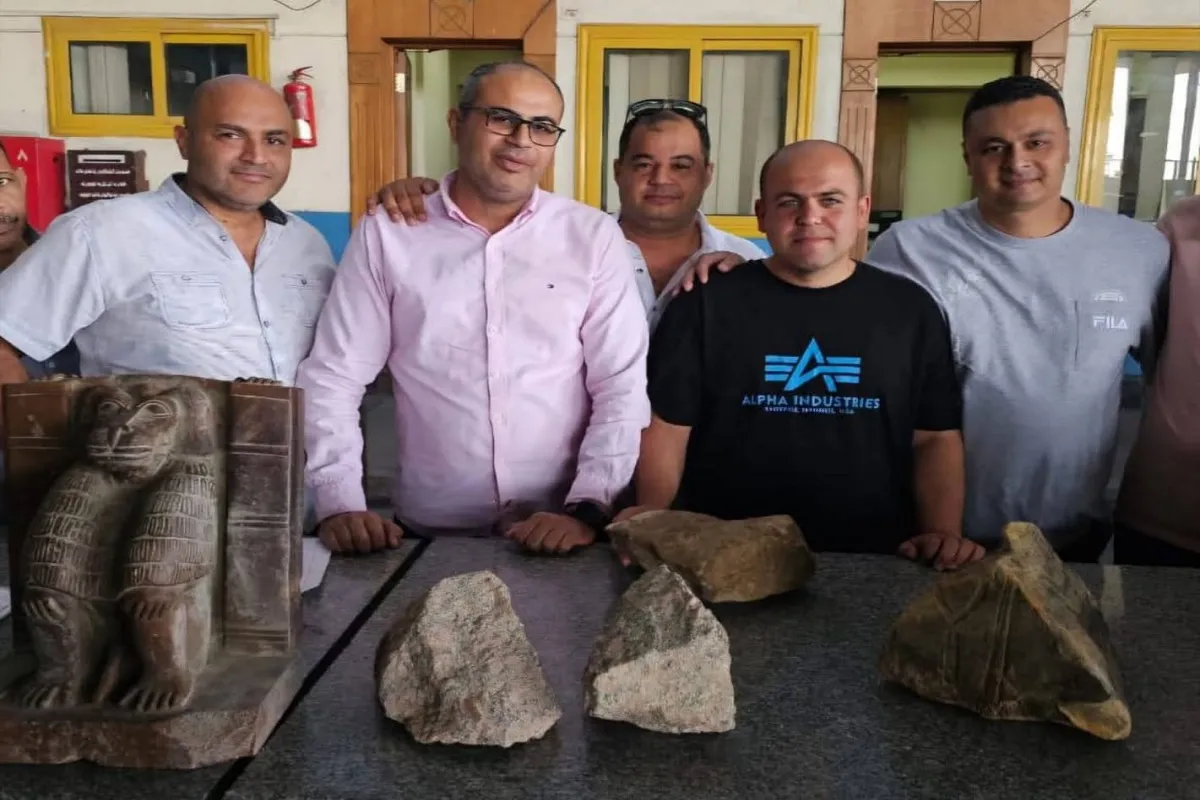 احباط محاولات تهريب آثار فرعونية والقائمين على الضبطية