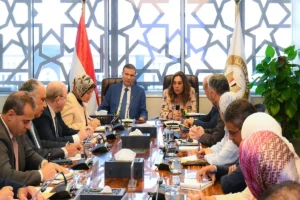 اجتماع وزيرة البيئة والتنمية المحلية مع وزير الزراعة