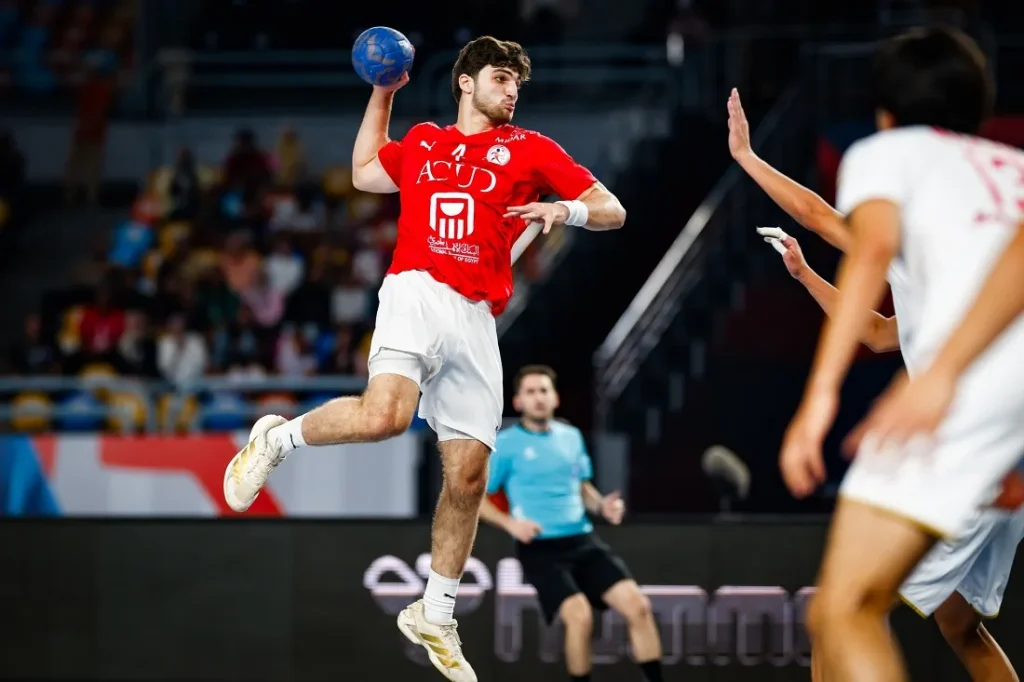 مباراة سابقة لمنتخب مصر للشباب لكرة اليد