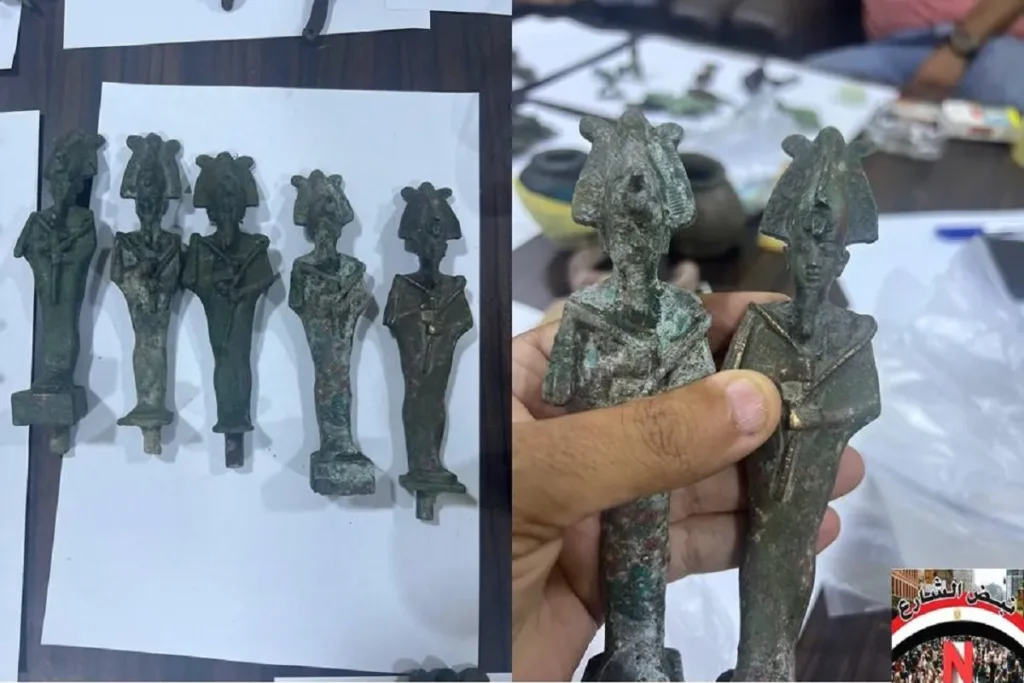 جمارك نويبع تضبط شحنة آثار ضخمة