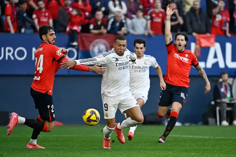 من مباريات اليوم ريال مدريد وأوساسونا