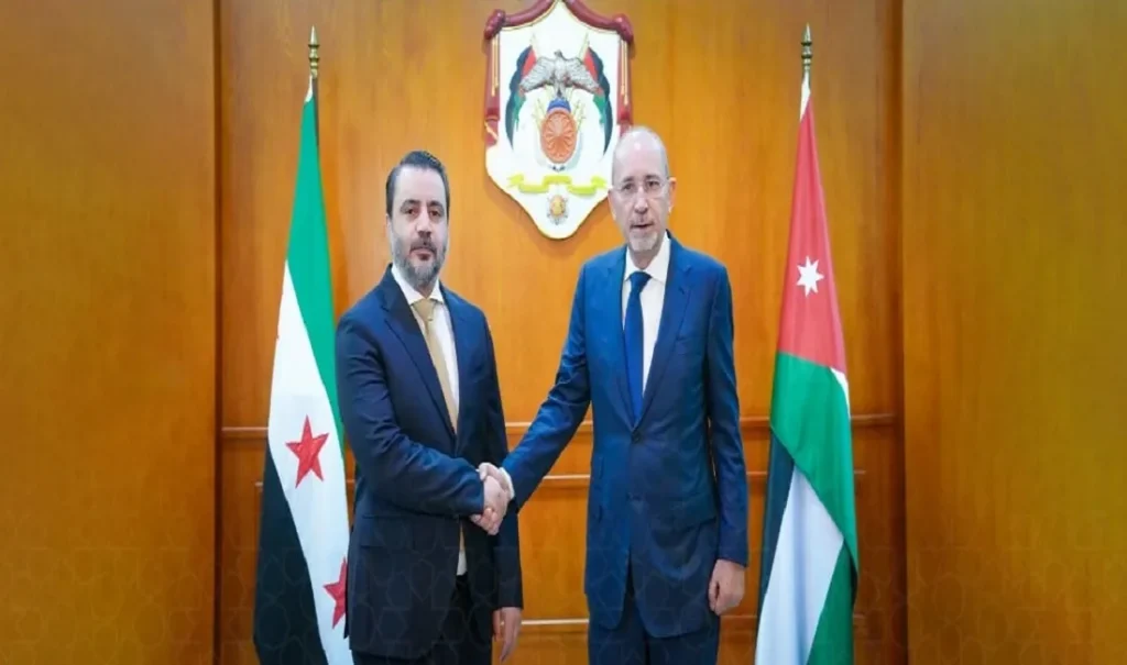 وزير الخارجية الأردني ونظيره السوري في عمان