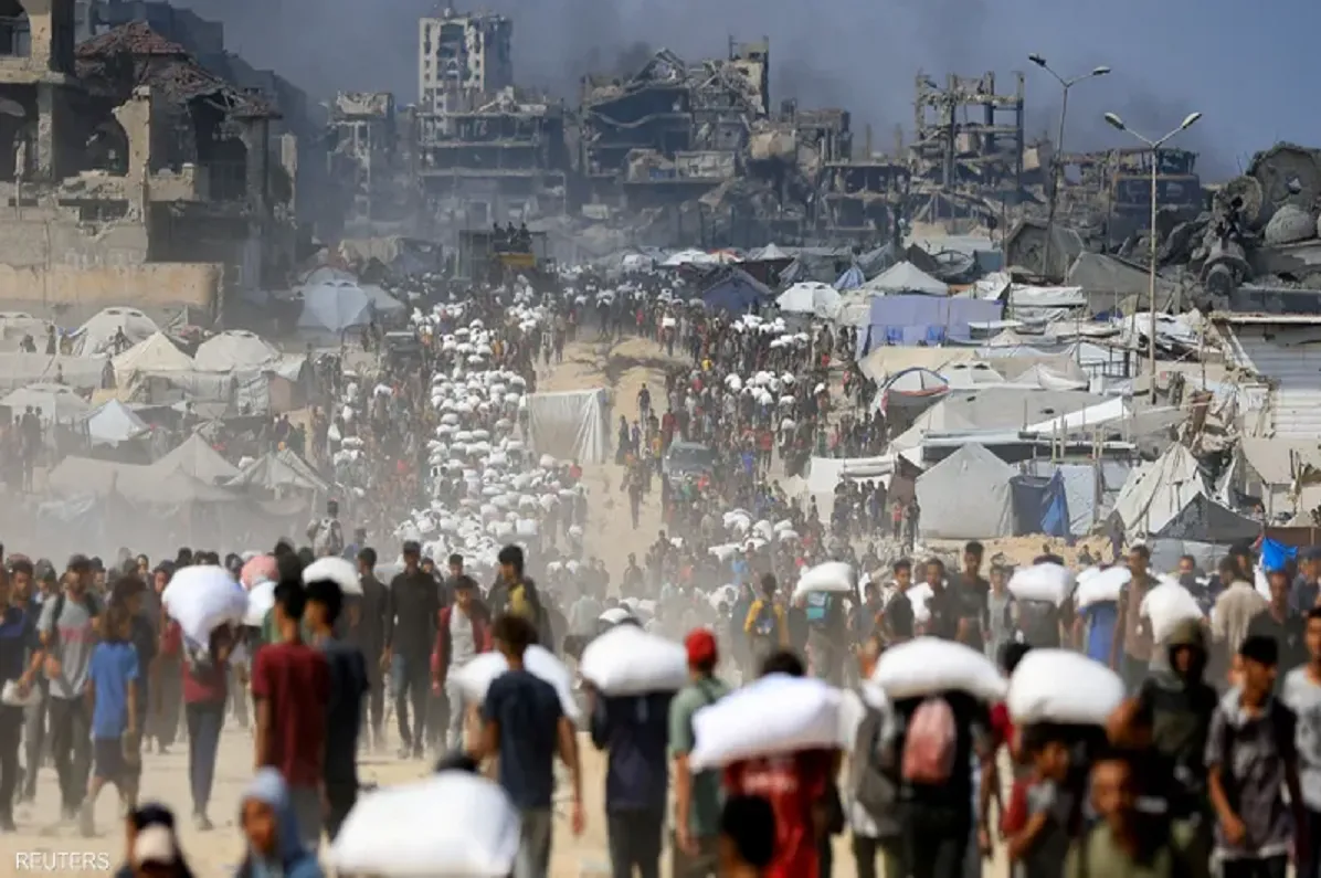 معاناة مواطني غزة على يد قوات الاحتلال