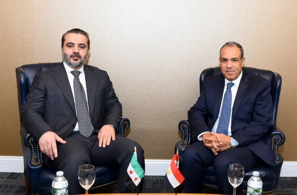 وزير الخارجية المصري يلتقي بنظيره السوري