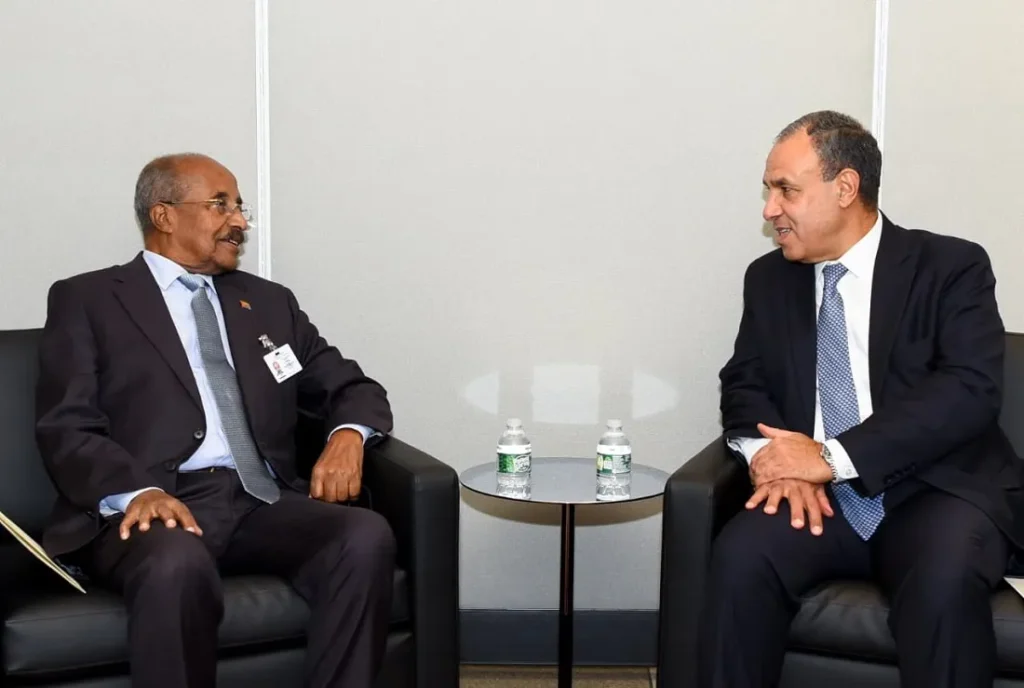 Egyptian Foreign Minister Meets His Eritrean Counterpart