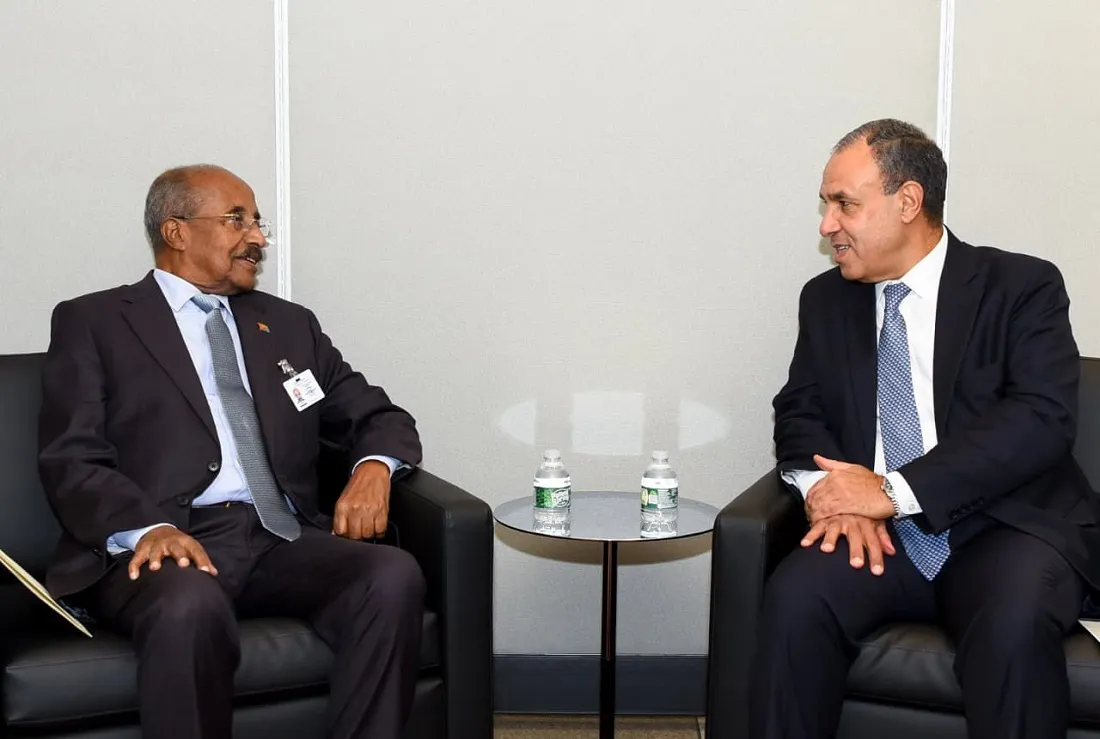 وزير الخارجية المصري يلتقي نظيره الإريتري