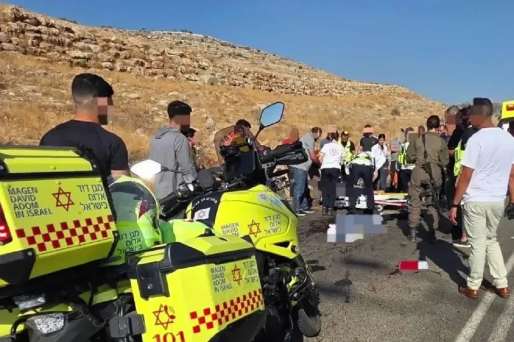 حادث مقتل جندي إسرائيلي بعملية دهس بالضفة
