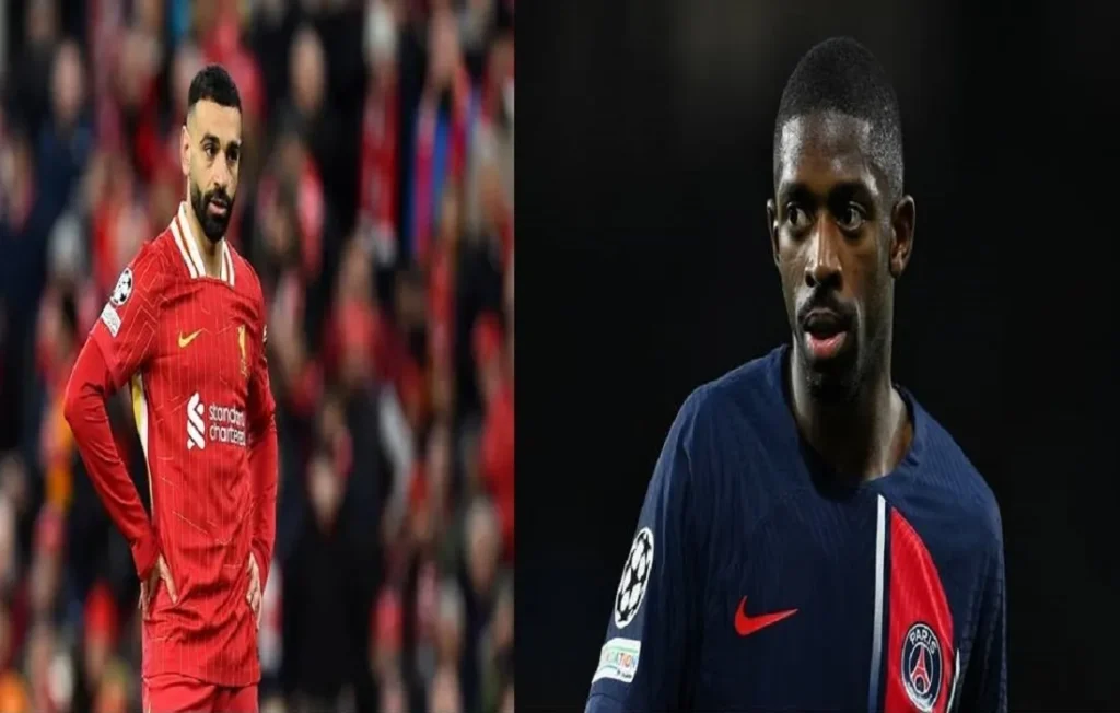 عثمان ديمبيلي ومحمد صلاح