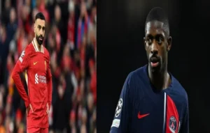 عثمان ديمبيلي ومحمد صلاح