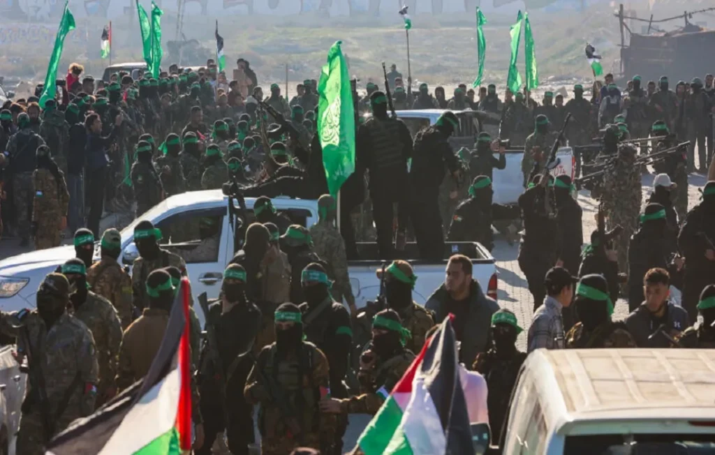 عناصر من حركة المقاومة الفلسطينية حماس والجهاد والجبهة الشعبية - أرشيفية