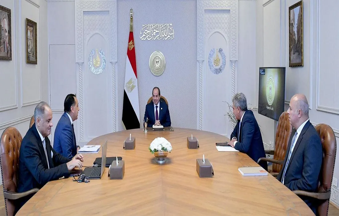 اجتماع الرئيس المصري اليوم