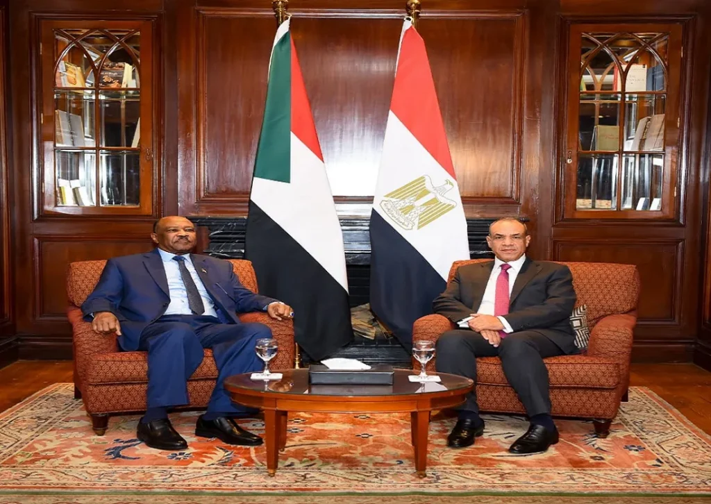 وزير الخارجية المصري يستقبل نظيره السوداني