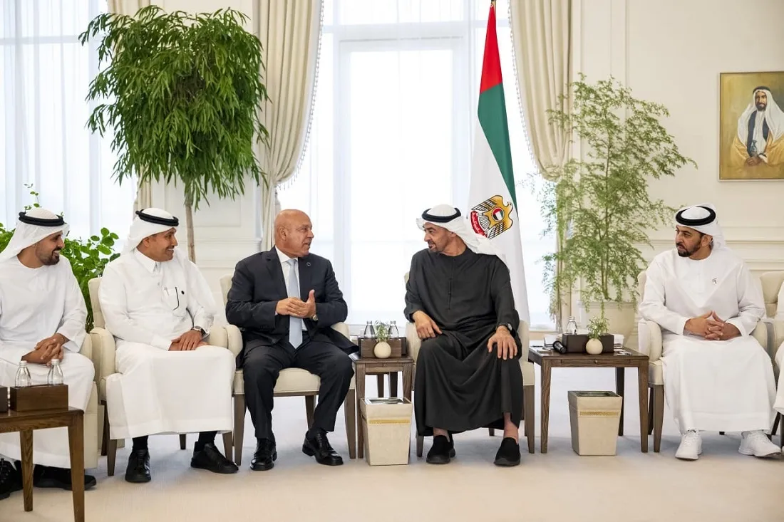 رئيس الامارات يستقبل كامل الوزير والوزراء المشاركين في المعرض
