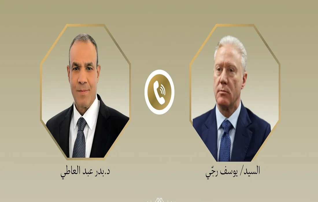 وزير الخارجية المصري ونظيره اللبناني