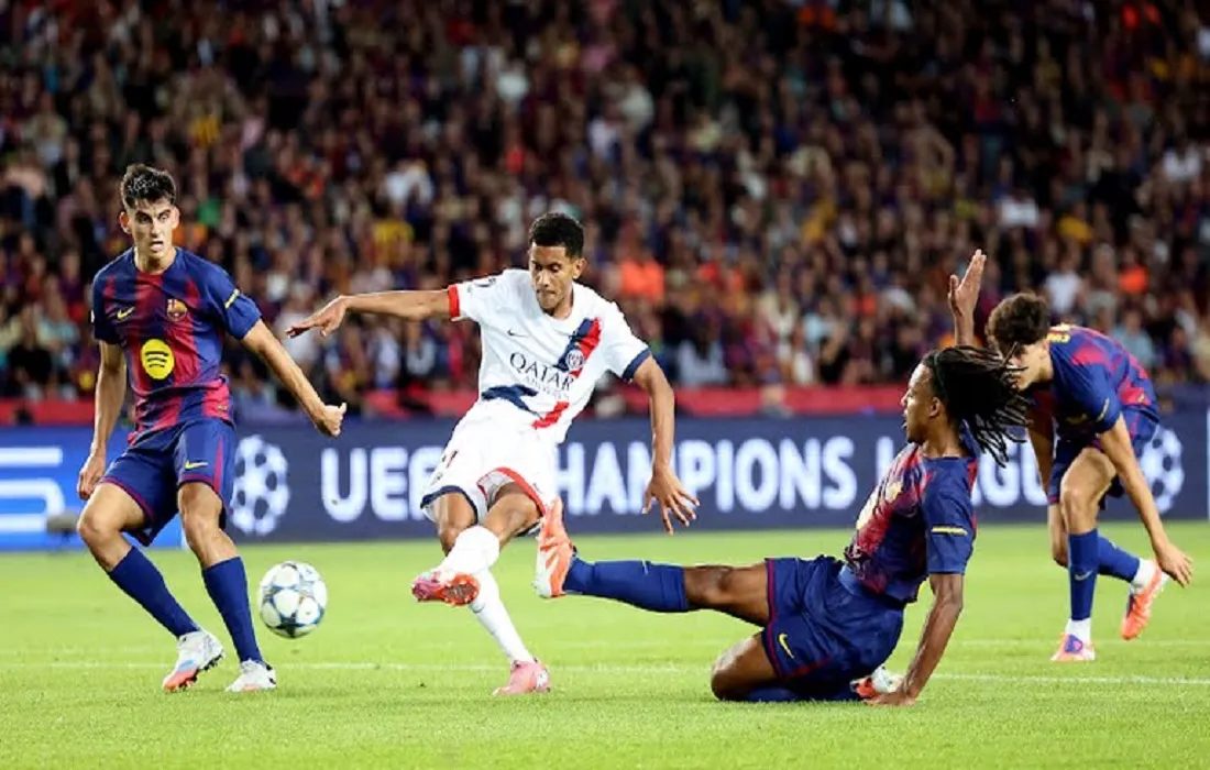 باريس سان جيرمان وبرشلونه