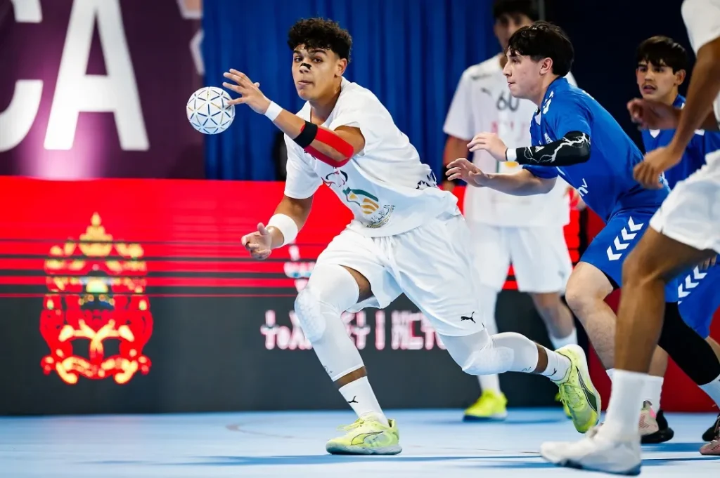 منتخب مصر لشباب اليد تحت ١٧ سنة في أحد المواجهات السابقة