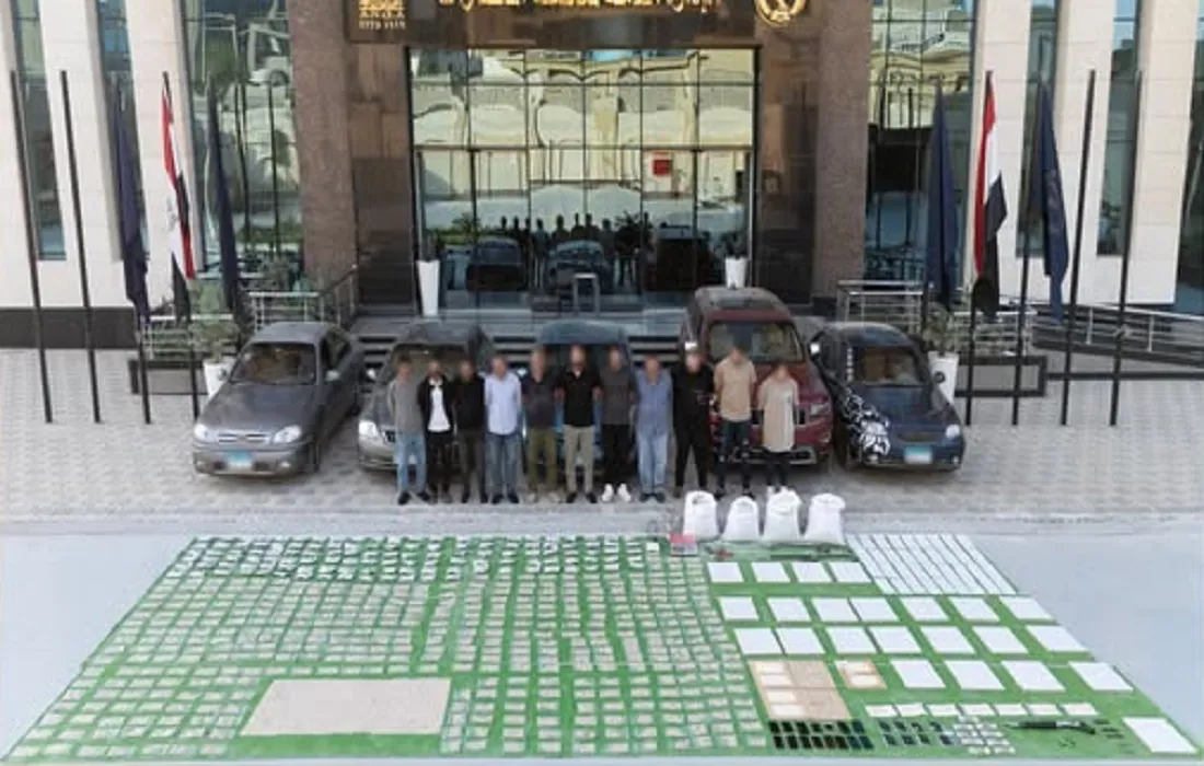 التشكيل العصابي والمخدرات المضبوطة