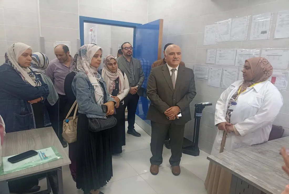 وكيل وزارة الصحة بالقليوبية خلال جولته بمدن المحافظة
