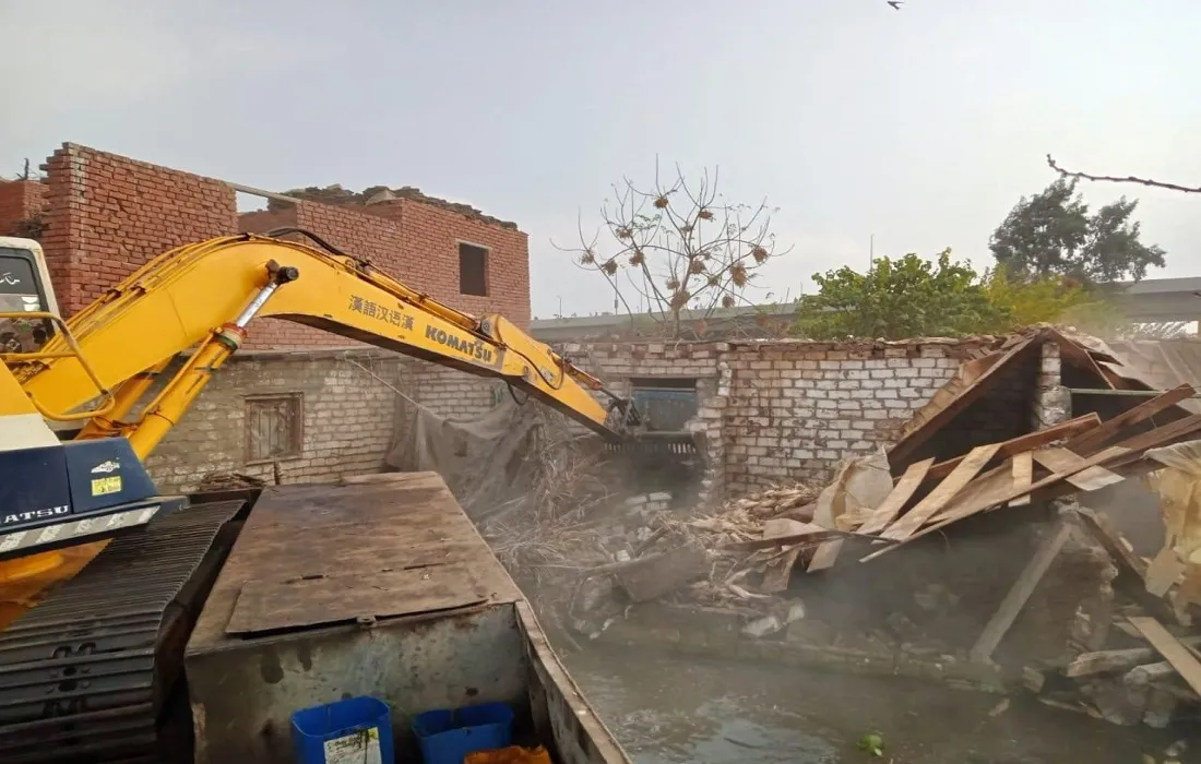 التنمية المحلية وإزالة التعديات على أراضي طرح النهر