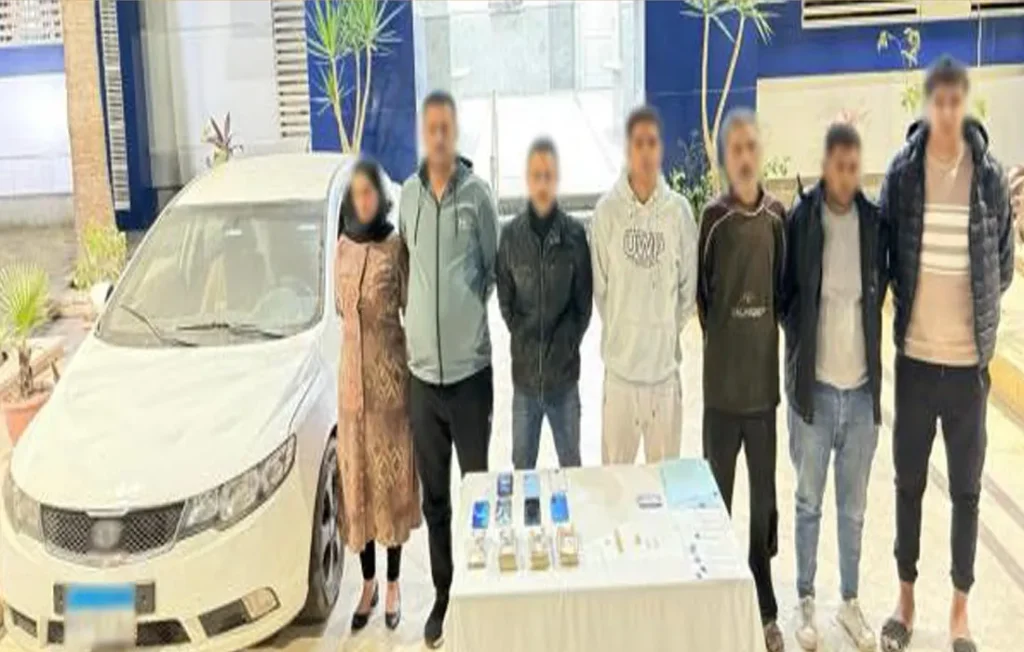 ضبط المتهمين السبعة الذين تورطوا في جريمة خطف وسرقة