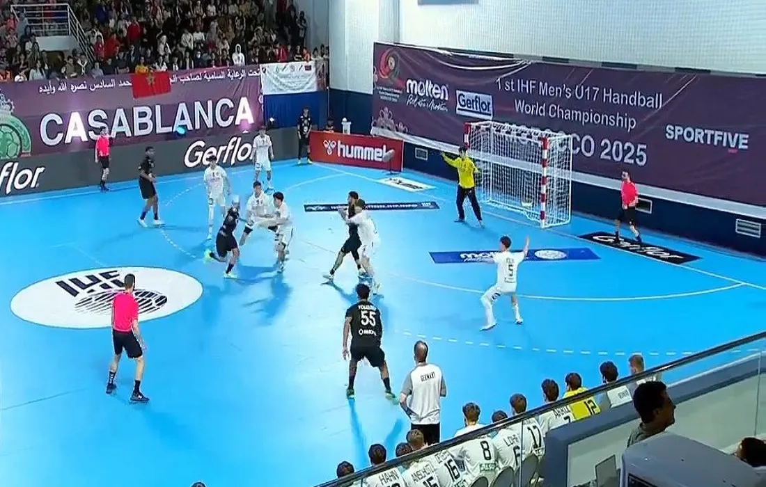 منتخب مصر لشباب اليد تحت ١٧ سنة مع المنتخب الألماني