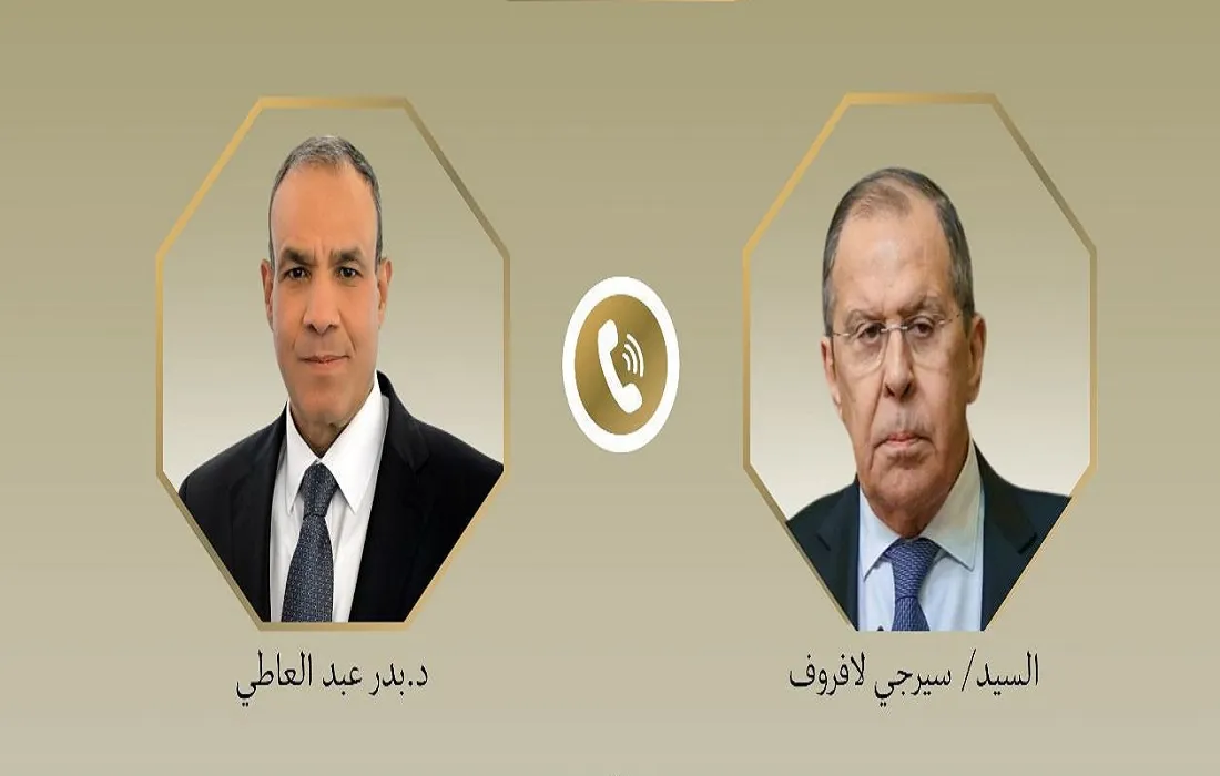 وزير الخارجية المصري ونظيره الروسي