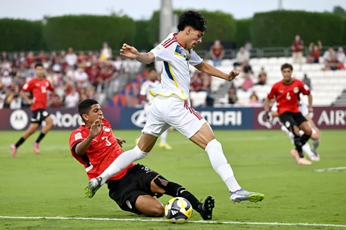 منتخب مصر للناشئين تحت 17 عام من مباراة سابقة مع فنزويلا