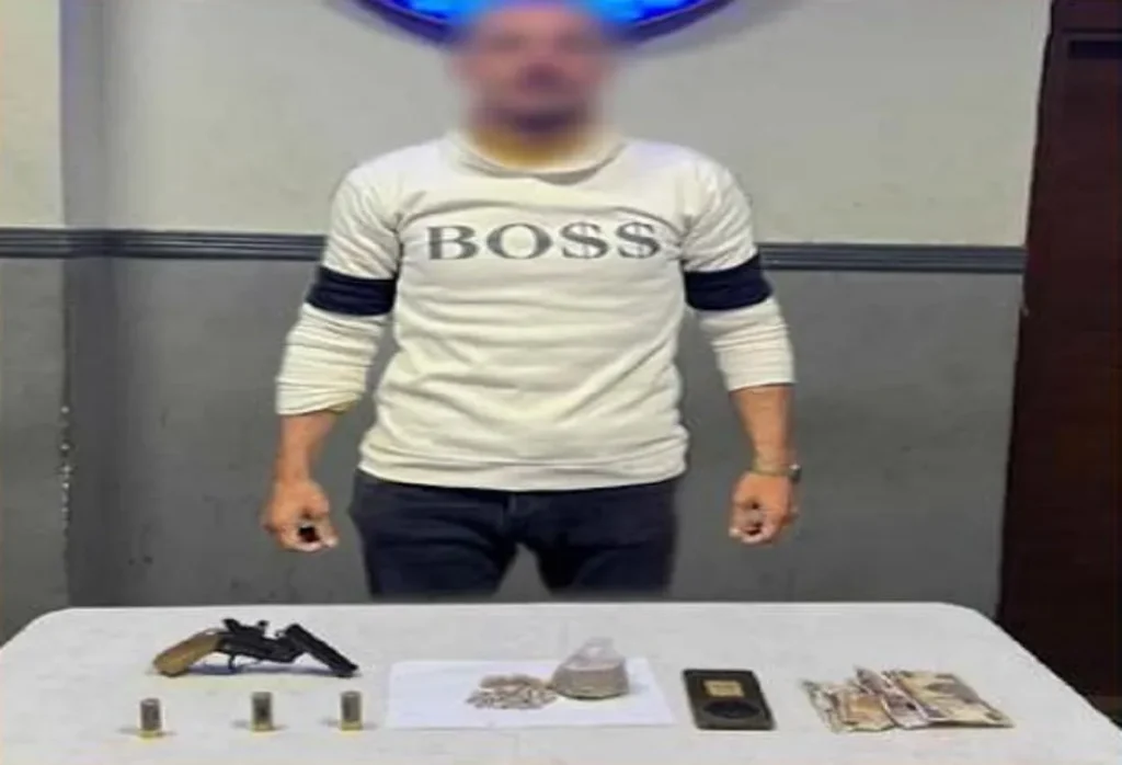 القبض على المتهم وبحوزته المضبوطات