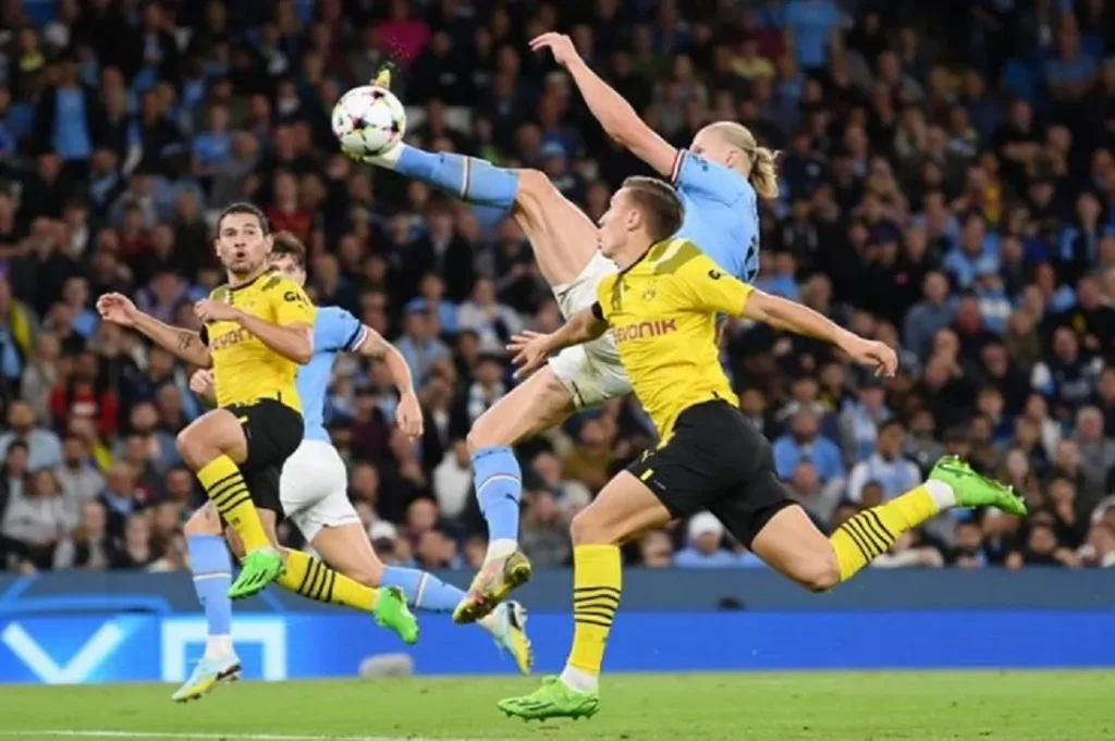 من مباريات اليوم مانشستر سيتي وبروسيا دورتموند