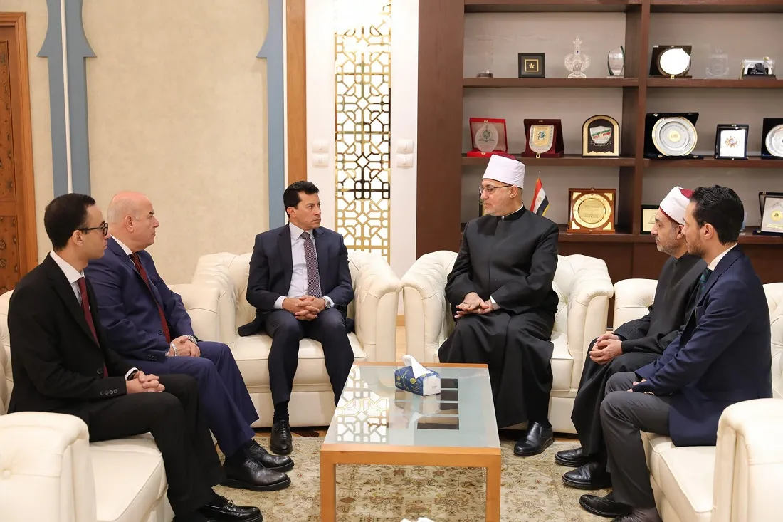 مفتي الجمهورية يستقبل وزير الشباب والرياضة