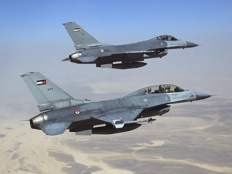 طيران حربي تابع للقوات المسلحة الأردنية - أرشيفية