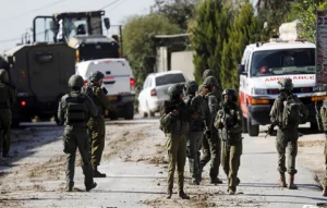 قوات الاحتلال الإسرائيلي في الضفة الغربية – صورة من المركز الفلسطيني للإعلام