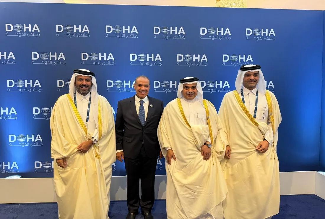 وزير الخارجية المصري يلتقي وزراء المالية والتجارة والصناعة والمواصلات في قطر