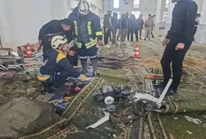 التفجير الإرهابي بمسجد الإمام علي في حمص