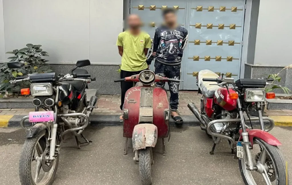 متهمان وجانب آخر من المسروقات