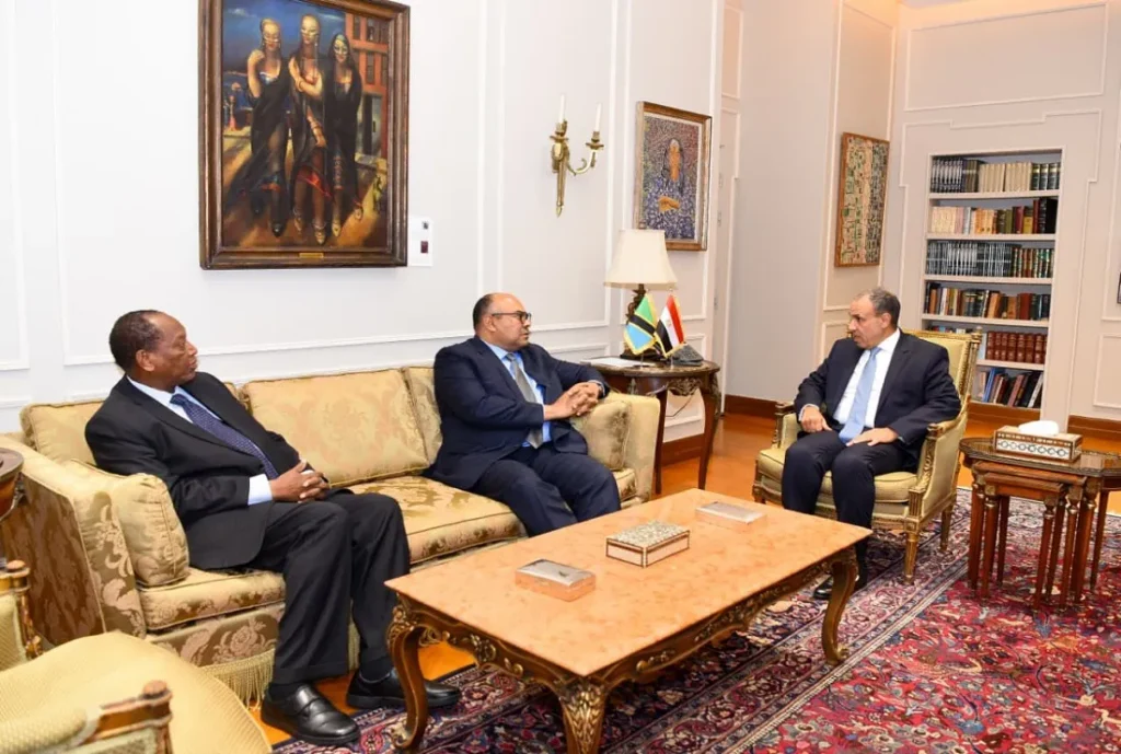 وزير الخارجية المصري يلتقي نظيره التنزاني