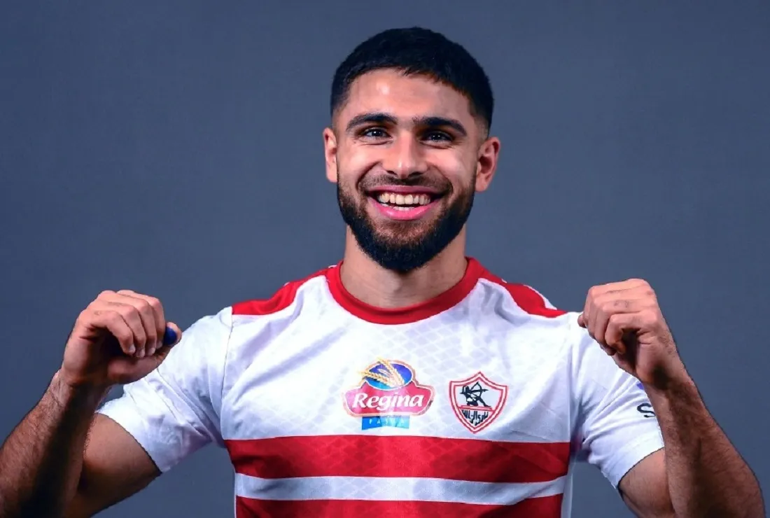 الفلسطيني عمر فرج لاعب نادي الزمالك