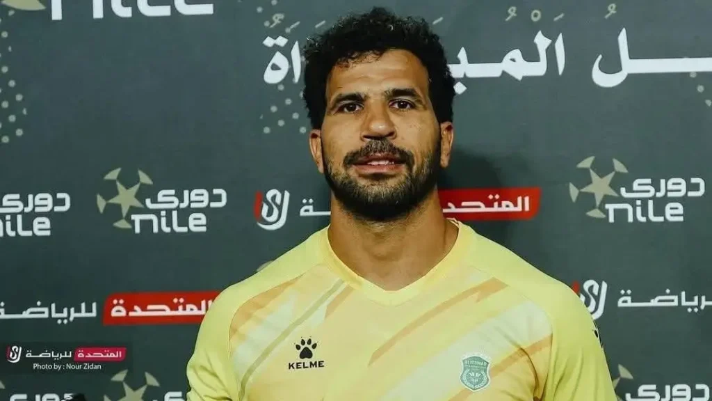 المهدي سليمان حارس مرمى الفريق الأول لنادي الزمالك