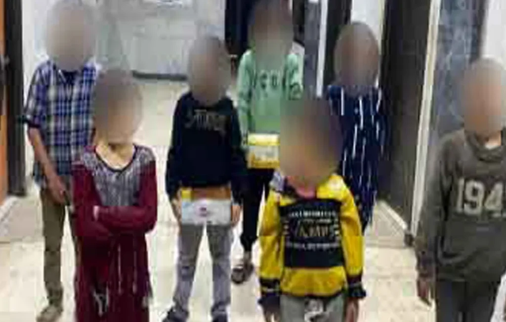 الأطفال المستغلة في أعمال التسول