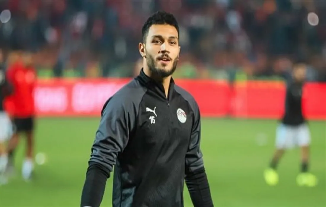 عمر صلاح حارس مرمى الفريق الأول لكرة القدم بنادي بتروجيت