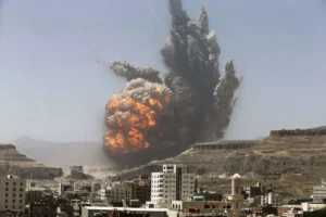غارة سعودية على اليمن - أرشيفية